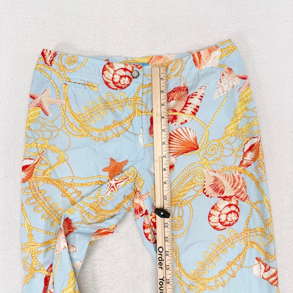 J McLaughlin Pants Womens Size 6 Preppy Coastal Nautical Seaside‎ Beach - Picture 8 of 8